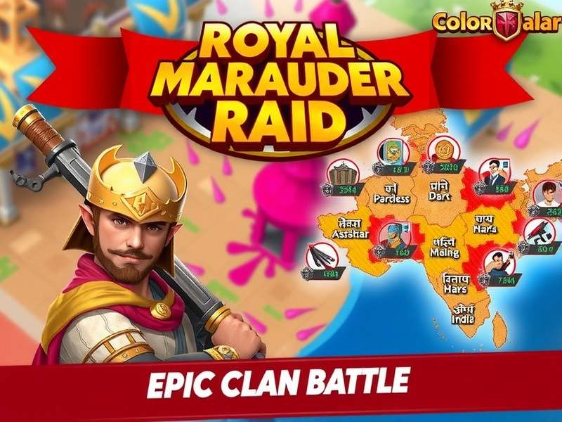 Royal Marauder Raid Game Banner - Epic Clan Battle
